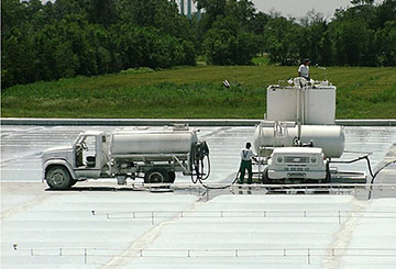 Transferring to field truck