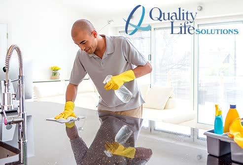 CLEANING AND DISINFECTING HOME SURFACES: SOFT VS. HARD WATER