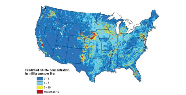 USGS Nitrate Map